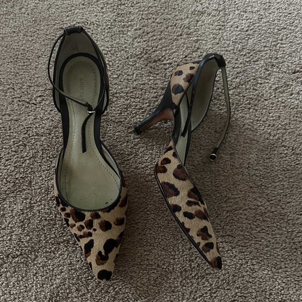 Ann Taylor Leopard Print Heels